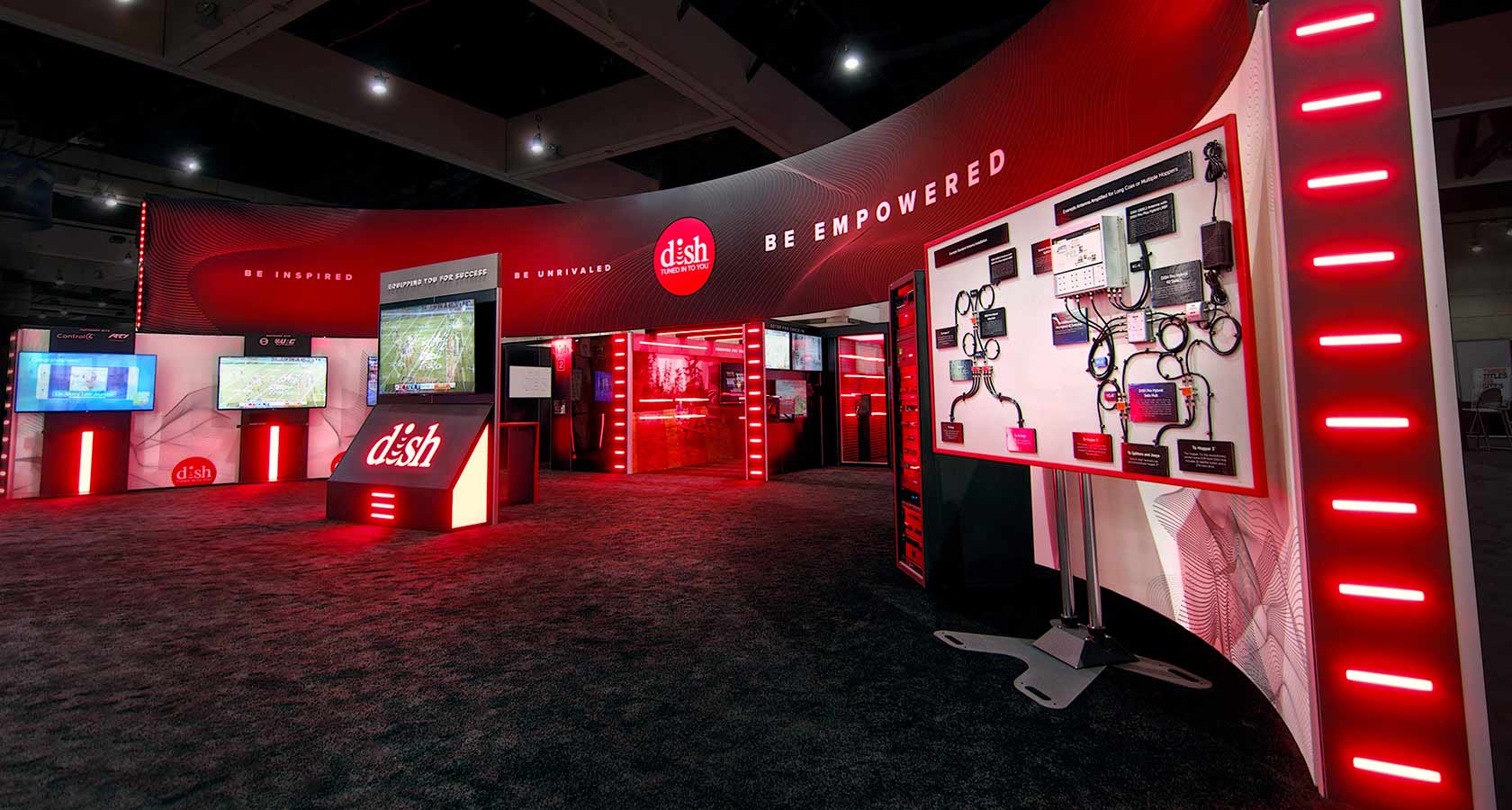 dish network exhibit cedia