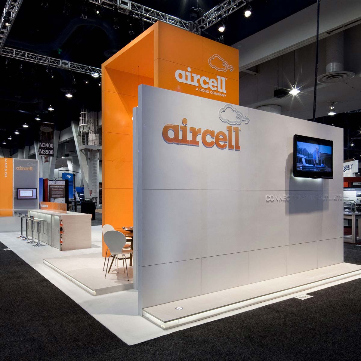 aircell Custom Trade Show Booth