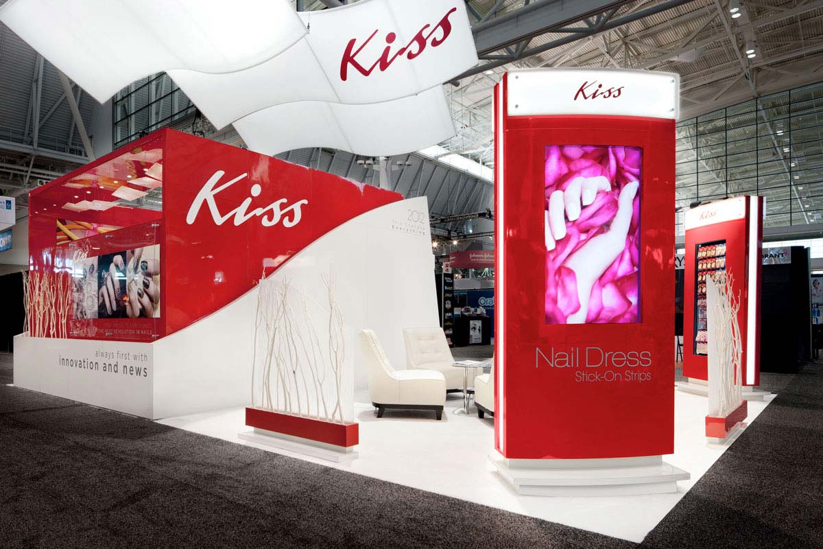 Kiss Custom Retail Booth
