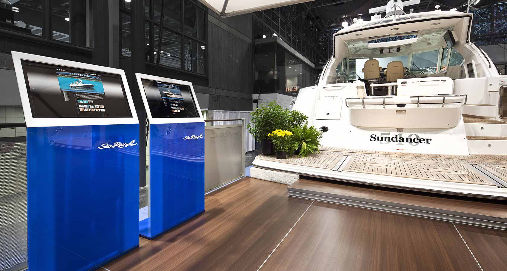 sea ray boats kiosks