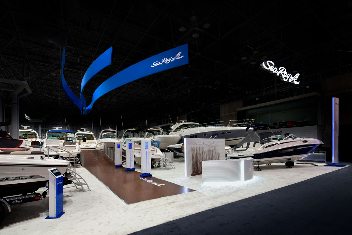 sea ray boats exhibit overview
